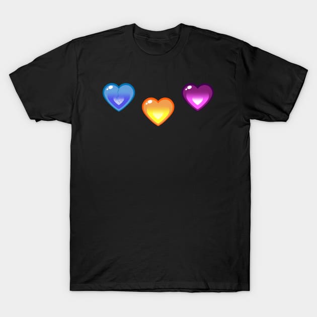 Lewis Hearts T-Shirt by SigmaEnigma